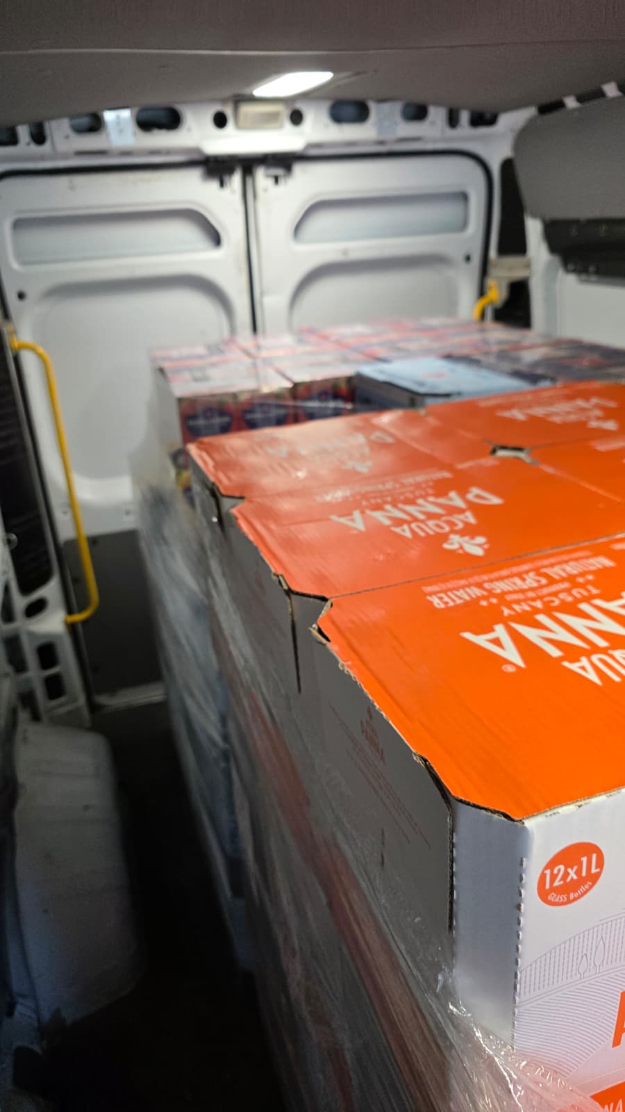 VanGo team unloading furniture delivery in Northern Virginia